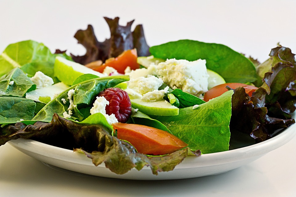 salad on plate