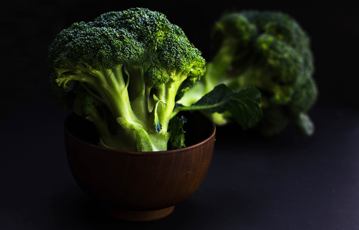 a bowl of broccoli